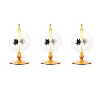 Uikdjgu 3X Radiomètre à énergie Solaire Crookes ÉNergie Solaire Girouettes Filantes Moulin à Vent Cadeau Décoration de Bureau à
