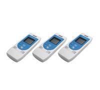 Uikdjgu 3X Température USB Enregistreur de Données D'Humidité Réutilisable Enregistreur de Données RH TEMP Couleur Chaude Enregistrement Mètre avec 12 000 Capacité D'Enregistrement