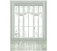 Uikdjgu 3X5FT FenêTre EuropéEnne Plancher Blanc Art Photographie Toile de Fond Studio Fond