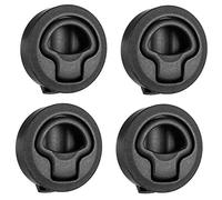 Uikdjgu 4 PièCes SéRies/Ensemble MatéRiel de Loquet de Verrouillage à Tirette Ronde pour Hayon de Pont de Yacht de RV