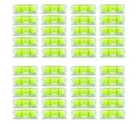 Uikdjgu 40 Pièces Mini Niveau à Bulle 10X10X29Mm Niveaux Carrés pour Cadres Muraux Art Affiche Photo Suspendu RV Trépied Mesure
