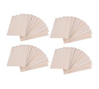Uikdjgu 40 Pièces Séries Les Feuilles de Bois de Balsa Plaque en Bois 150 x 100 x 2mm pour Modèle de Bateau de Maison Bricolage