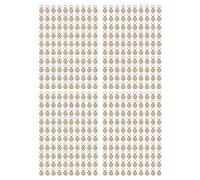 Uikdjgu 400 PièCes SéRies Porte-CléS en Bois Rond Blanc Porte-CléS en Bois à Bricoler Soi-MêMe Porte-CléS Peut Graver des Cadeaux de Bricolage