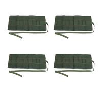 Uikdjgu 4pièces 600X430Mm Outils de Bonsai Japonais Paquet de Stockage Sac en Rouleau Etui Ensemble D'Outils en Toile