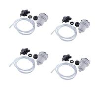 Uikdjgu 4X 16A Sur Off Bouton-Poussoir Interrupteur Jet Jet pour Baignoire Baignoire Spa Déchets