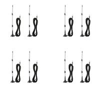 Uikdjgu 4X 7DBi 2.4G / 5G / 5.8G Amplificateur D'Antenne WiFi Câble D'Extension Aérienne sans Fil pour IP Cam