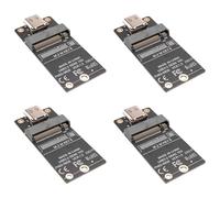 Uikdjgu 4X Adaptateur de Boîtier SSD M.2 vers Type-C Carte Intercalaire de Boîtier de Disque Dur M2 NVME Puce JMS583 10 Gbit/S Prise en Charge de SSD 2230 2242 2260