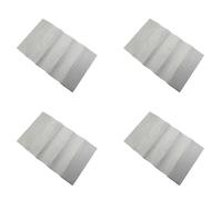 Uikdjgu 4X Bouclier Thermique en Aluminium Gaufré, Bouclier Thermique pour Tuyau D'ÉChappement et Plaque D'Aluminium D'Isolation Thermique GéNéRale pour Automobile