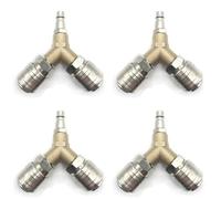 Uikdjgu 4X Connexion D'Air Comprimé, Distributeur D'Air Comprimé, Commutateur D'Air Comprimé, avec Connexions 1/4 Pouce