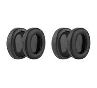 Uikdjgu 4X Coussinets d'oreille de Remplacement pour Casque WH-XB900N Oreillettes Casque D'écoute en Cuir Pièces de Réparation de Coussin d'oreille (Noir)