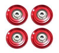 Uikdjgu 4X de Fitness de Câble de Roue de Poulie de Roulement de Charge Lourde d'ascenseur en Aluminium Universel de 73mm