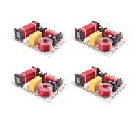 Uikdjgu 4X Diviseur de FréQuence de Haut-Parleur à 3 Voies 300W RéPartiteur de FréQuence de Filtre Croisé HiFi pour la Modification de Haut-Parleur à Domicile Bricolage