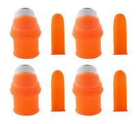 Uikdjgu 4X Jardinage Silicone Couteau de Pouce avec Manches pour les Doigts Sans PoussièRe Ni Poudre Couteau de Pouce le Cueilleur pour les Fruits Vege-L