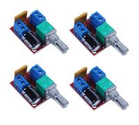 Uikdjgu 4X Mini DC Motor PWM Speed Controller 3V 6V 12V 24V 35VDC 90W 5A DC Motor Speed Control Switch LED Dimmer