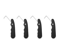 Uikdjgu 4X Pratique Universelle pour Le Rouleau de Figure avec Crochet ÉTendu Extracteur de Hockey sur Glace PoignéE Portable Tendeur de Dentelle de Patin