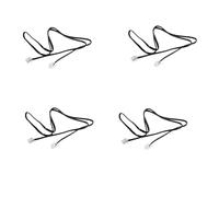 Uikdjgu 4X RJ11 6P4C Cable Cordon de Telephone ADSL Modem 1 Metres