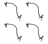 Uikdjgu 4X Support de Fond C Pince Pince CaméRa Photo Studio Accessoires Support de LumièRe Bras Flexible RéFlecteur Photo Camara Double TêTe