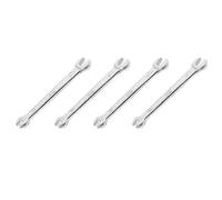 Uikdjgu 4X Ton Argent 5.5mm X 7mm U Forme Double Extremites Ouvertes Cle Outillage