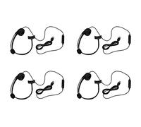 Uikdjgu 4X USB Centre D'Appel Casque avec Suppression du Bruit Mic Monaural Casque de Musique pour PC Maison et Le Bureau Téléphone Un Service Brancher et Utiliser