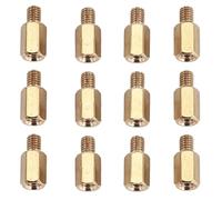 Uikdjgu 50pcs Support de carte mere de carte PCB de PC laiton hexagonal M3 7 + 4mm