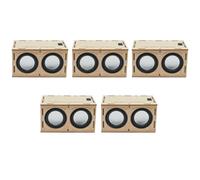 Uikdjgu 5Ensemble Kit de Haut-Parleur Bluetooth Bricolage Amplificateur de Son électronique Construit Votre Propre Boîtier en Bois Portable Son de Haut-Parleur Bluetooth