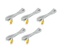 Uikdjgu 5X -50-250 Celsius K Type Cable 10M Capteur de Temperature Sonde de Thermocouple