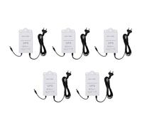 Uikdjgu 5X Alimentation sans Interruption 12 V-2 A pour WiFi, Routeur, Modem, Caméra de Sécurité, Mini UPS, Protection de Batterie de Secours, Prise UE