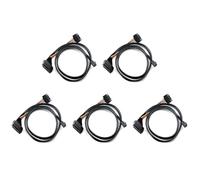 Uikdjgu 5X Câble Mini SAS HD 12G Intégré vers U.2 / SFF-8643 vers SFF-8639 0,5 M avec Puissance 15 Broches, Adapté pour SSD U.2