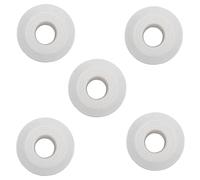 Uikdjgu 5X Meche de Bougie, Meche Plate, Meche Ronde, Meche de Lampe, Bobine - 61 M, pour La Production de Bougies