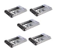 Uikdjgu 5X Plateau de Rangement pour Disque Dur de 3,5 Pouces pour Serveurs PowerEdge - avec Adaptateur de Disque Dur de 2,5 Pouces Support NVMe SSD SAS
