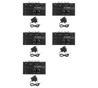 Uikdjgu 5X Préamplificateur Phono Ultra-Compact PP500 avec Contrôle du Volume et Prise UE