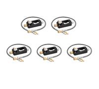 Uikdjgu 5X RéServoirs de PlongéE sous-Marine Ensemble D'Adaptateurs de Recharge Adaptateur de Bouteille D'OxygèNe Accessoire de PlongéE en Plein Air avec Tuyau de ManomèTre