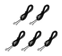 Uikdjgu 5X RJ11 6P4C Cable Cordon de Telephone ADSL Modem 2 Metres