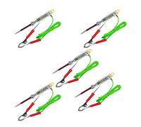 Uikdjgu 5X Testeur de Circuit LED Automobile 6-24V Lumière de Test avec Double Sonde Pince Crocodile de Fil Antigel de 47 Pouces pour Le Test