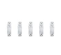 Uikdjgu 5X Tuya Smart Life ZigBee 16A Din Rail 1P Commutateur KWh Compteur avec Contrôleur D'énergie Minuterie Support App Télécommande