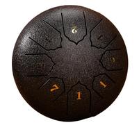 Uikdjgu 6 Pouces 8 Tons Son Tambour de Pluie Extérieur Tambour de Pluie Instrument de Percussion Yoga Méditation Exclusif Noir