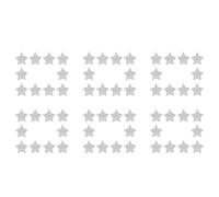 Uikdjgu 60 Ensembles 80mm Bricolage Boules à Remplir en Plastique Transparent Ornements Boules Arbre de Noël Ornement Babiole Fournitures de Fête (Forme D'étoile)