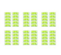 Uikdjgu 60 Pièces Mini Niveau à Bulle 10X10X29Mm Niveaux Carrés pour Cadres Muraux Art Affiche Photo Suspendu RV Trépied Mesure