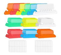 Uikdjgu 60 PièCes SéRies Onglets de Dossiers Suspendus de 2 Pouces et 120 Inserts de Grilles pour une Identification des Fichiers Suspendus Inserts de Fichiers Suspendus