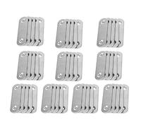 Uikdjgu 60mm x 16mm Réparation Droite Rejoindre Raccommodage Support de Plaque Plate 50Pcs