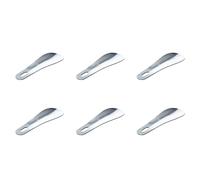 Uikdjgu 6pièces 10 cm 4 pouce Chausse-Pied Professionnel Metallique En Acier Inoxydable