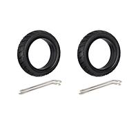 Uikdjgu 6pièces 8,5 Pouces/Arrière Roue de Pneu de Scooter Solide Pneu de Remplacement 8 1 / 2X2 pour M365