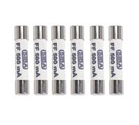 Uikdjgu 6X 1000V 500MA 6.3 x 32mm Blanc Fusible En Ceramique pour La Protection Multimetre Contre Les Surcharges