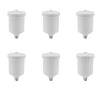 Uikdjgu 6X 600Ml Arrosoir de Peinture Outil de Pulvérisation D'Air Outil de Pulvérisation de Connecteur de Filetage de Pot en Plastique