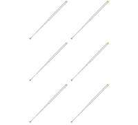 Uikdjgu 6X Antenne pour la Radio FM 5 Sections Telescopiques 307mm 12 Pouce