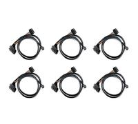 Uikdjgu 6X Câble Mini SAS HD 12G Intégré vers U.2 / SFF-8643 vers SFF-8639 0,5 M avec Puissance 15 Broches, Adapté pour SSD U.2