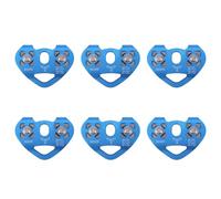 Uikdjgu 6X Coeur-Forme Escalade Poulie Cable en Acier Corde 13mm Dispositif d'escalade Tyrolienne Trolley A Grand 24KN