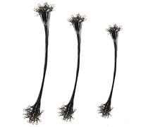 Uikdjgu 72Pcs Fil De Leurre De Pêche Anti-Morsure Fil Conductrice À Rotation Trace Émerillons Roulants en Acier Inoxydable pour Filage De Pêche Au Brochet 15/20/25 Cm