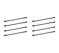 Uikdjgu 8 Pièces Séries 4 Broches PWM Ventilateur Extension Câble de Puissance Connecteur Boîtier Mâle à Câbles D'Extension pour Ventilateur 4 Broches/3 Broches