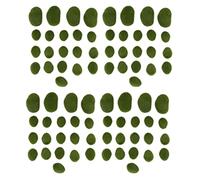 Uikdjgu 80 Pièces 2 Tailles Rochers de Mousse Artificielle Mousse Vert Faux DéCoratives Pierres Couvertes